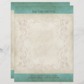  parchment look Letterhead Resume Paper (Voorkant / Achterkant)