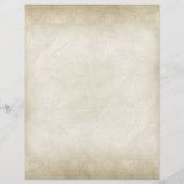 parchment look Letterhead Resume Paper (Achterkant)