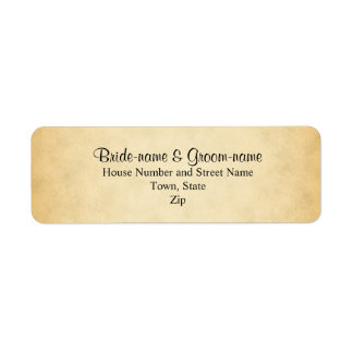 Parchment Pattern Design Wedding Etiket