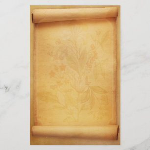 Parchment Scroll look Stationery Briefpapier