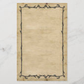 Parchment Vine Stationery Briefpapier (Voorkant)