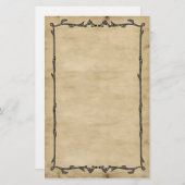 Parchment Vine Stationery Briefpapier (Voorkant / Achterkant)