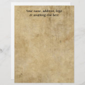 Parchtextuur Briefhoofd Ontwerp (Voorkant / Achterkant)