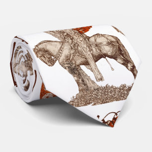 PARCIFAL IN DE VRAGENLIJST HOLY GRAIL Black White  Stropdas