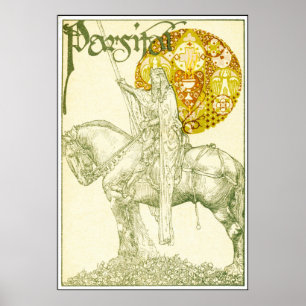 PARCIFEL IN VRACHT VAN DE HOOGGRAIL POSTER