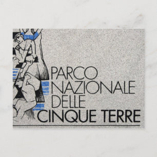 parco cinque terre briefkaart