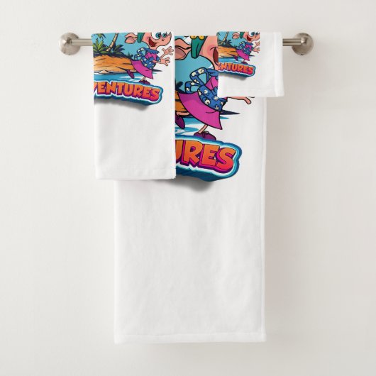 Parcourez pour une île de Conte Amusante Serviette (En situation)