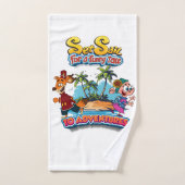 Parcourez pour une île de Conte Amusante Serviette (Serviette à main)