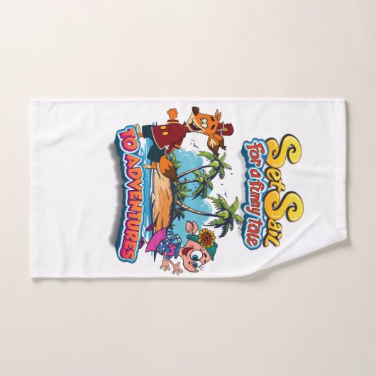 Parcourez pour une île de Conte Amusante Serviette (Serviette à main)