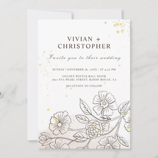 Parcourir sur la Faire-part de mariage d'amour (Devant)