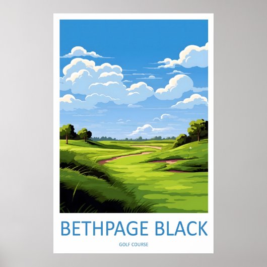 Parcours de golf Bethpage Black impression d'art m (Devant)