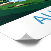 Parcours de golf d'Augusta Impression de voyage Ar (Coin)