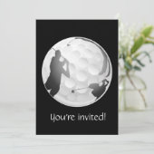Parcours de golf personnalisé Invitation de fête d (Debout devant)