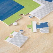 Parcours de golf Pittoresque d'automne et puzzle d (Côté)