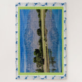 Parcours de golf Pittoresque d'automne et puzzle d (Vertical)