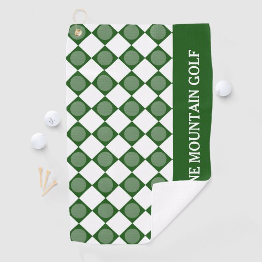 Parcours de golf sur mesure / serviette de golf de (En situation)