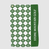 Parcours de golf sur mesure / serviette de golf de (Devant)