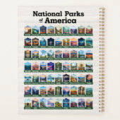 Parcs nationaux des États-Unis d'Amérique USA (Dos)