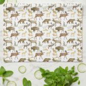 Parcs nationaux Faune Serviette à thé (Plié)