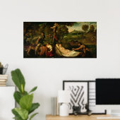 Pardo Venus of Jupiter en Antiope Poster (Thuiskantoor)