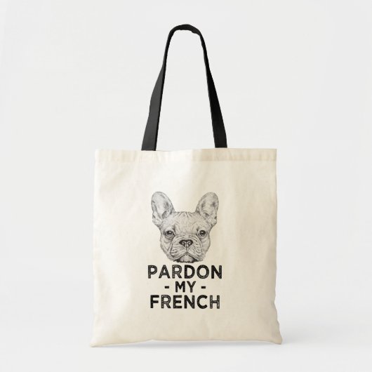 Pardon de mon sac français de bulldog (Devant)