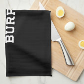 Pardon, ik heb alleen gebrand. theedoek (Quarter Fold)