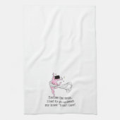 Pardon, ik moest mijn innerlijk ontketenen, geen z theedoek (Verticaal)