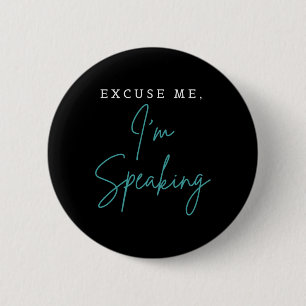 Pardon, ik spreek grappig Kamala Harris Joe Bid Ronde Button 5,7 Cm