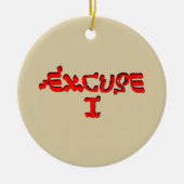 Pardon. Keramisch Ornament (Voorkant)