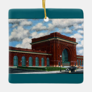 "Pardon Me Boy" door Tom Rock keramische kerstvers Keramisch Ornament