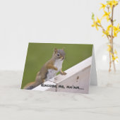 Pardon, mevrouw wenskaart kaart (Gele Bloem)