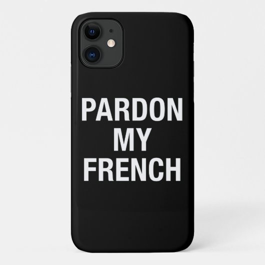Pardon My French Case-Mate iPhone Case (Achterkant)