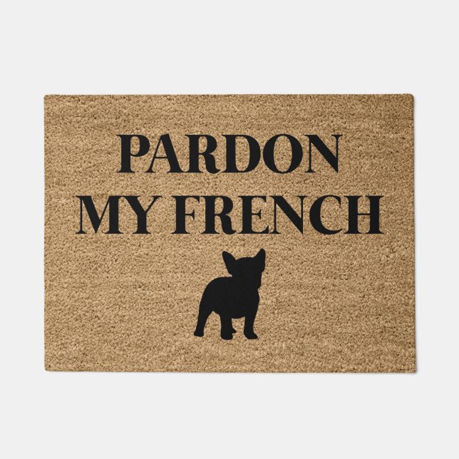 Pardon My French Deurmat (Voorkant)