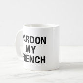 Pardon My French Koffiemok (Voorkant links)