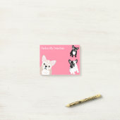 Pardon My Frenchies Post-it® Notes (Op bureau)