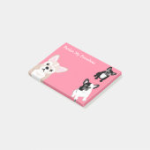 Pardon My Frenchies Post-it® Notes (Schuin)