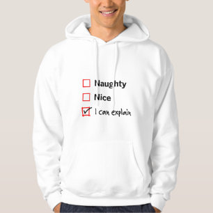 Pardon Naughty List Hoodie