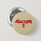 Pardon. Ronde Button 5,7 Cm (Voorkant /achterkant)