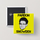 Pardon Snowden Button (Voorkant /achterkant)