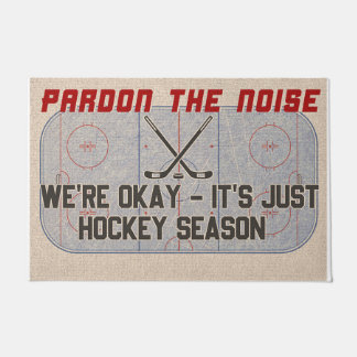 Pardon The Noise, het is gewoon Hockey Season Deurmat