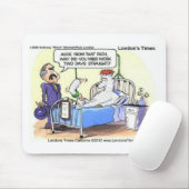 Pardon voor Miss Work Funny T - shirts Kaarten & c Muismat (Met muis)