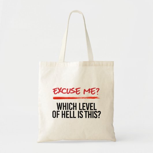 Pardon, welk niveau is dit? tote bag (Voorkant)