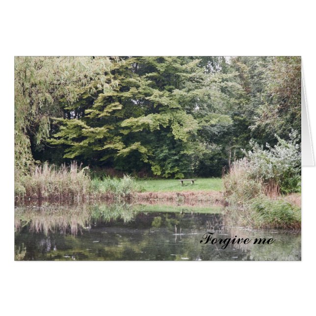 Pardonne-moi carte (Devant horizontal)