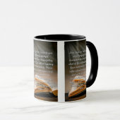 Pardonne-Moi Seigneur Prière Mug Deux Tons (Devant droit)