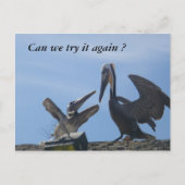 Pardonnez-moi/ Sortez avec moi_ Carte postale (Devant)