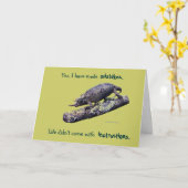 Pardonnez-moi svp la carte de voeux (Fleur jaune)