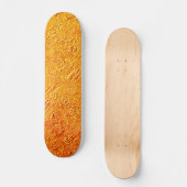 Parede defeituosa com textura amarela e laranja skateboard (Voorkant)
