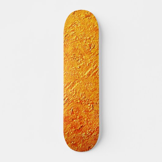 Parede defeituosa com textura amarela e laranja skateboard (Voorkant)