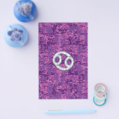 Parel als Kanker Sterrenbeeld op Digitale Camo Flyer (Enkel)