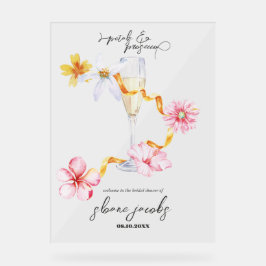 Parel, Bloemen & Prosecco | Bloemen Welkom Bord